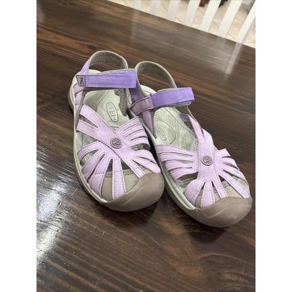 Keen Shoes - Keen Rose Womens Sport Sandals Shoes Water Size 9 Purple Lavender Hook Loop